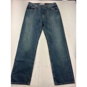 Levis 559 Relaxed Straight Jeans Mens 33x32 Blue Medium Wash Denim 100% Cotton